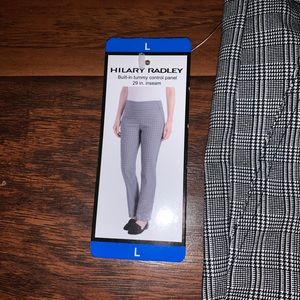 NWT Hilary Radley plaid pants. Sz L